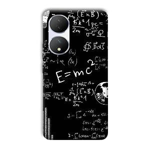 E is Equal To MC2 Phone Customized Printed Back Cover for Vivo Y100