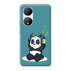 Panda  Phone Customized Printed Back Cover for Vivo Y100