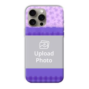 Cute Flowers Customized Printed Back Cover for Apple