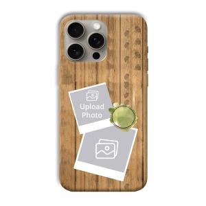 Wooden Photo Collage Customized Printed Back Cover for Apple
