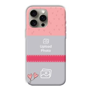 Pinkish Design Customized Printed Back Cover for Apple