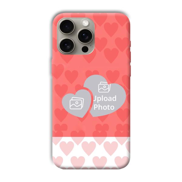 2 Hearts Customized Printed Back Cover for Apple