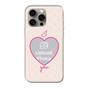 I Love You Customized Printed Back Cover for Apple