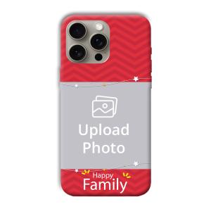 Happy Family Customized Printed Back Cover for Apple
