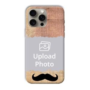 Moustache Customized Printed Back Cover for Apple