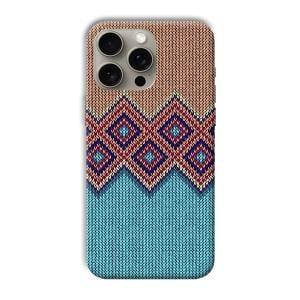 Fabric Design Phone Customized Printed Back Cover for Apple