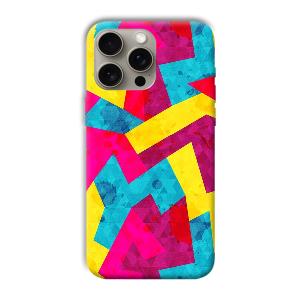 Pink Yellow Pattern Phone Customized Printed Back Cover for Apple