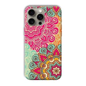 Floral Design Phone Customized Printed Back Cover for Apple