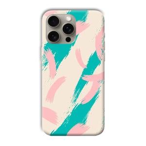 Pinkish Blue Phone Customized Printed Back Cover for Apple