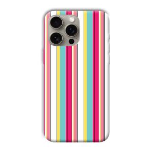 Lines Pattern Phone Customized Printed Back Cover for Apple