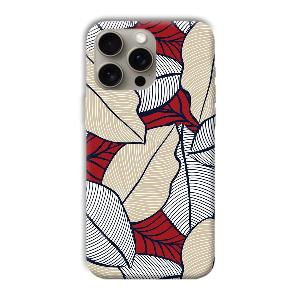Leafy Pattern Phone Customized Printed Back Cover for Apple