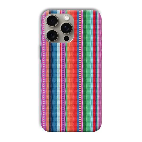 Fabric Pattern Phone Customized Printed Back Cover for Apple