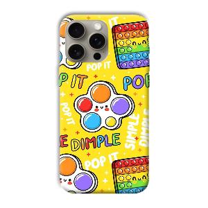 Pop It Phone Customized Printed Back Cover for Apple