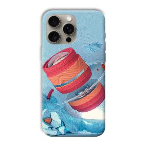 Blue Design Phone Customized Printed Back Cover for Apple