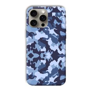 Blue Patterns Phone Customized Printed Back Cover for Apple
