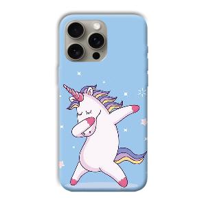 Unicorn Dab Phone Customized Printed Back Cover for Apple
