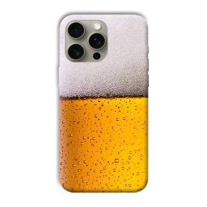 Beer Design Phone Customized Printed Back Cover for Apple