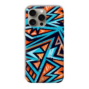 Zig Zag Pattern Phone Customized Printed Back Cover for Apple