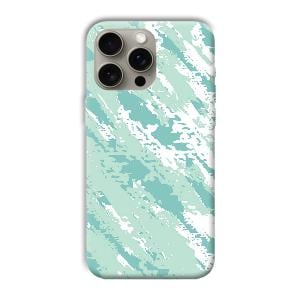 Sky Blue Design Phone Customized Printed Back Cover for Apple