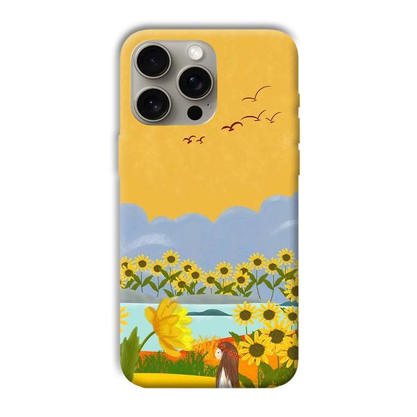 Girl in the Scenery Phone Customized Printed Back Cover for Apple