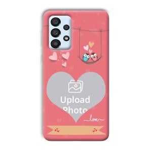 Love Birds Design Customized Printed Back Cover for Samsung Galaxy A33