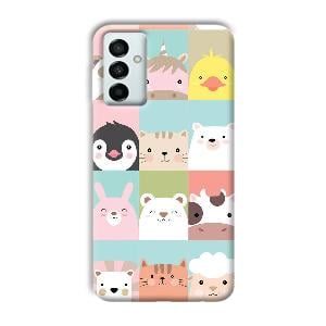 Kittens Phone Customized Printed Back Cover for Samsung Galaxy F23