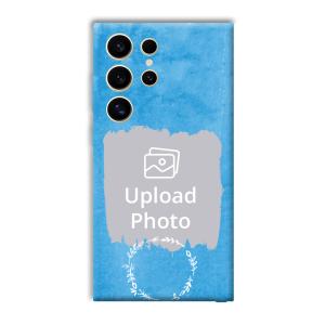 Blue Design Customized Printed Back Cover for Samsung