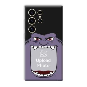Purple Monster Customized Printed Back Cover for Samsung