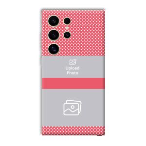 Pink Polka Customized Printed Back Cover for Samsung