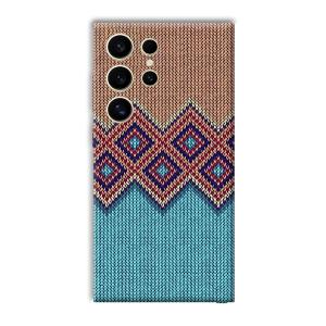 Fabric Design Phone Customized Printed Back Cover for Samsung