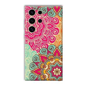 Floral Design Phone Customized Printed Back Cover for Samsung