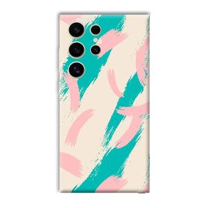 Pinkish Blue Phone Customized Printed Back Cover for Samsung