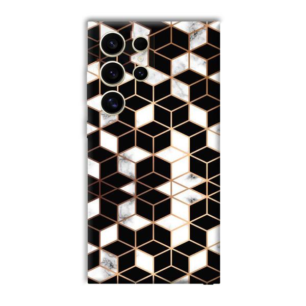 Black Cubes Phone Customized Printed Back Cover for Samsung