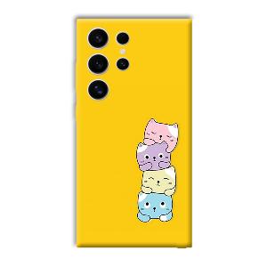 Colorful Kittens Phone Customized Printed Back Cover for Samsung