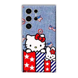 Cute Kitty Phone Customized Printed Back Cover for Samsung