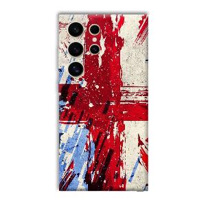 Red Cross Design Phone Customized Printed Back Cover for Samsung