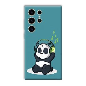 Panda  Phone Customized Printed Back Cover for Samsung