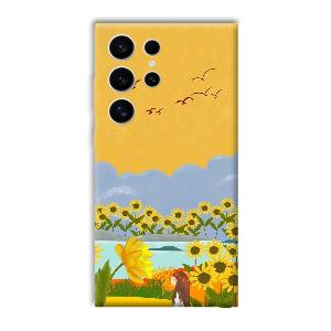 Girl in the Scenery Phone Customized Printed Back Cover for Samsung
