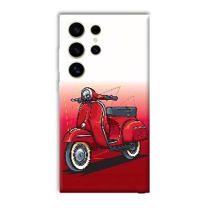 Red Scooter Phone Customized Printed Back Cover for Samsung