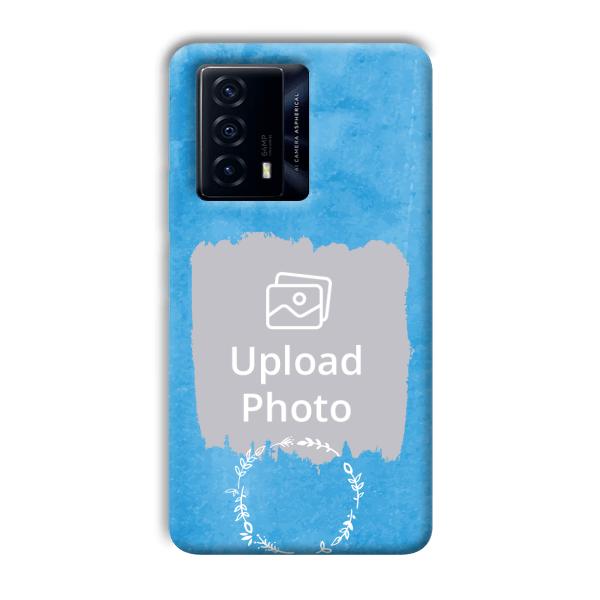 Blue Design Customized Printed Back Cover for IQOO Z5
