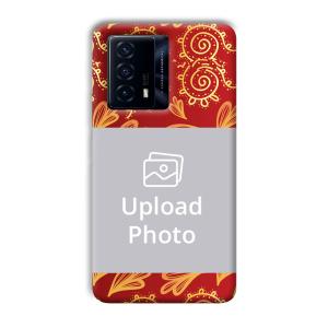 Red Design Customized Printed Back Cover for IQOO Z5