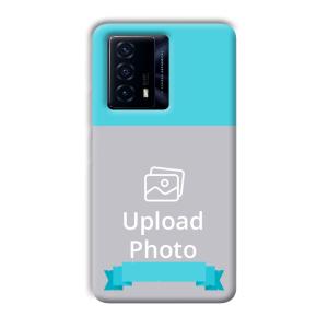 Blue Customized Printed Back Cover for IQOO Z5