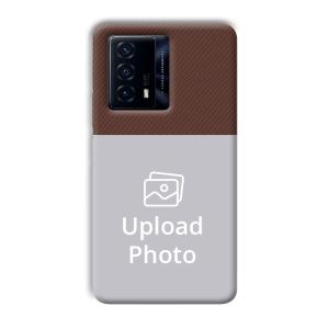 Brown Customized Printed Back Cover for IQOO Z5