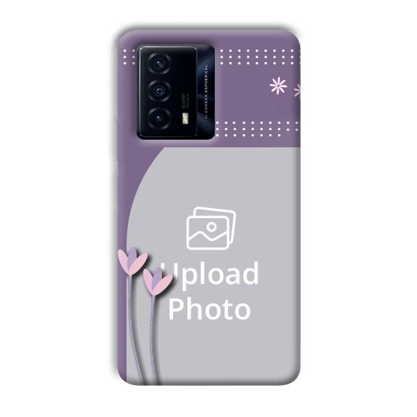 Lilac Pattern Customized Printed Back Cover for IQOO Z5