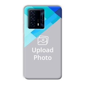 Bluish Patterns Customized Printed Back Cover for IQOO Z5