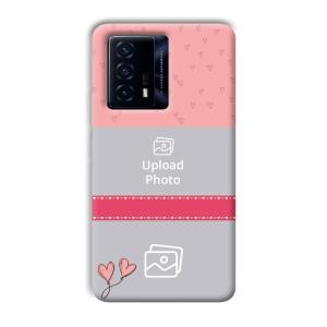 Pinkish Design Customized Printed Back Cover for IQOO Z5