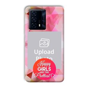 Happy Girls Customized Printed Back Cover for IQOO Z5