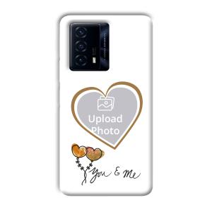 You & Me Customized Printed Back Cover for IQOO Z5