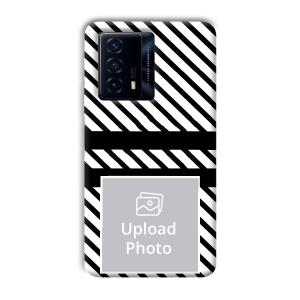 White Black Customized Printed Back Cover for IQOO Z5