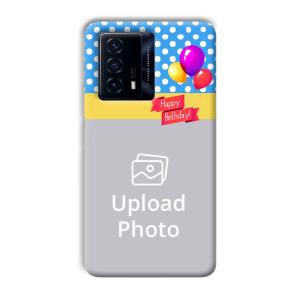Happy Birthday Customized Printed Back Cover for IQOO Z5